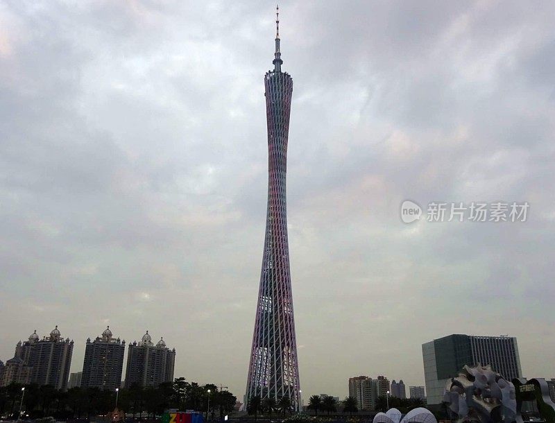 Guangzhou TV Tower (simplified Chinese: 广州塔, traditional: 广州塔) formerly known as Guangzhou TV, is located in Haizhu District, Guangzhou, China
